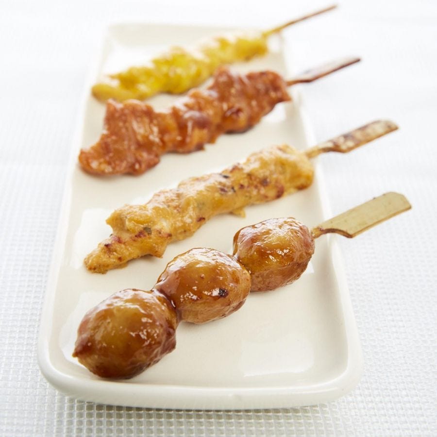 Assortiment de yakitori 4 recettes