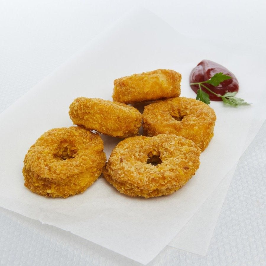 Mini donut de poulet halal aux pépites de fromage