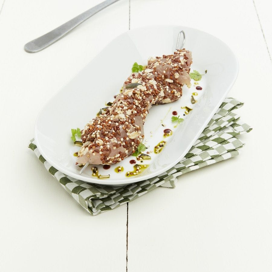 Brochette de filet de poulet multigraines Halal
