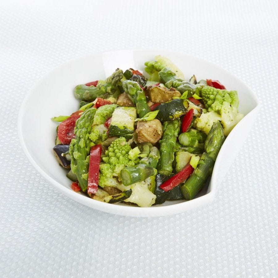 Poêlée gourmande aux pointes d'asperges