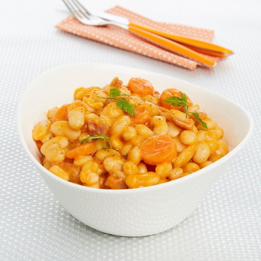 Poêlée haricot blanc cuisinée à la graisse d'oie