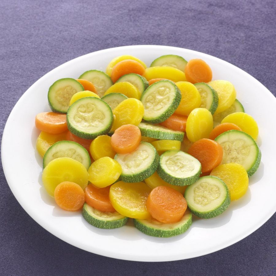 Trio de légumes aux carottes jaunes cuit CE2