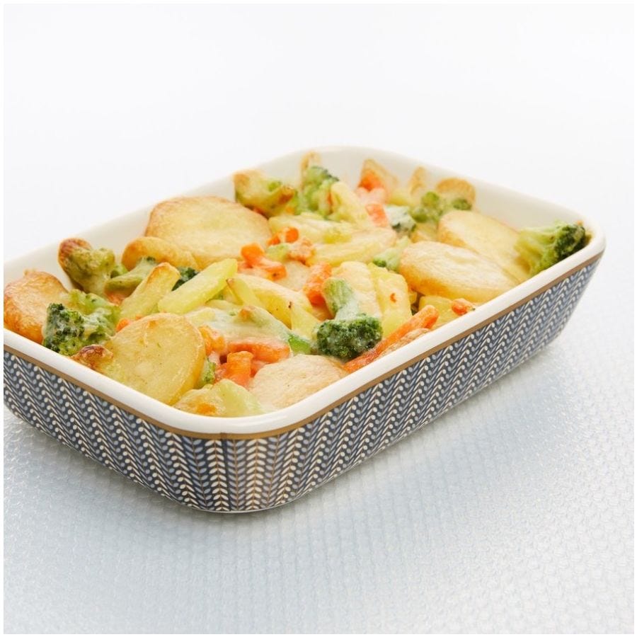 Gratinée de légumes cuite