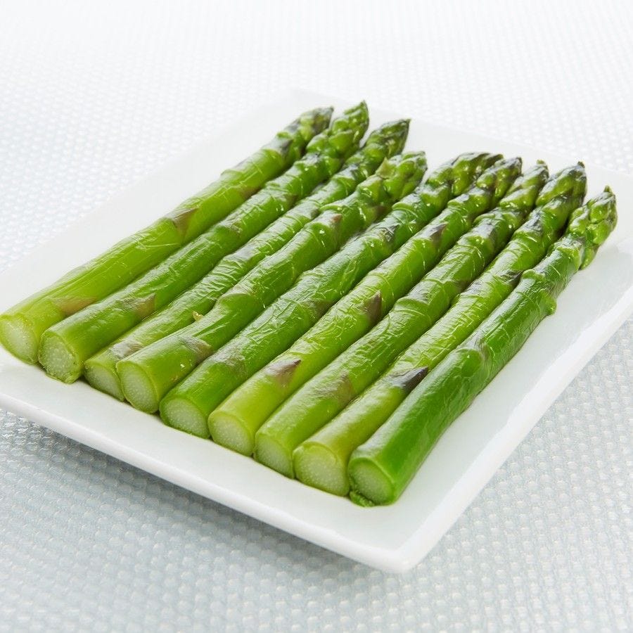 Asperge verte entière blanchie