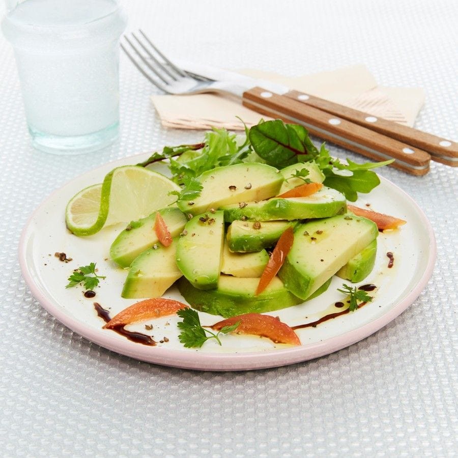 Avocat en lamelles
