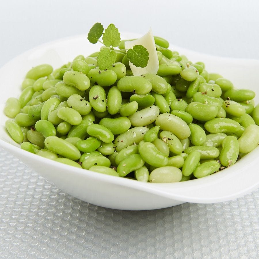Flageolet vert blanchi
