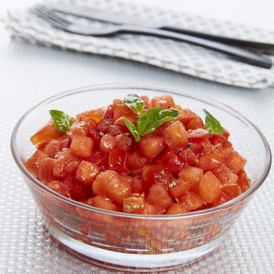 Tomate en cubes