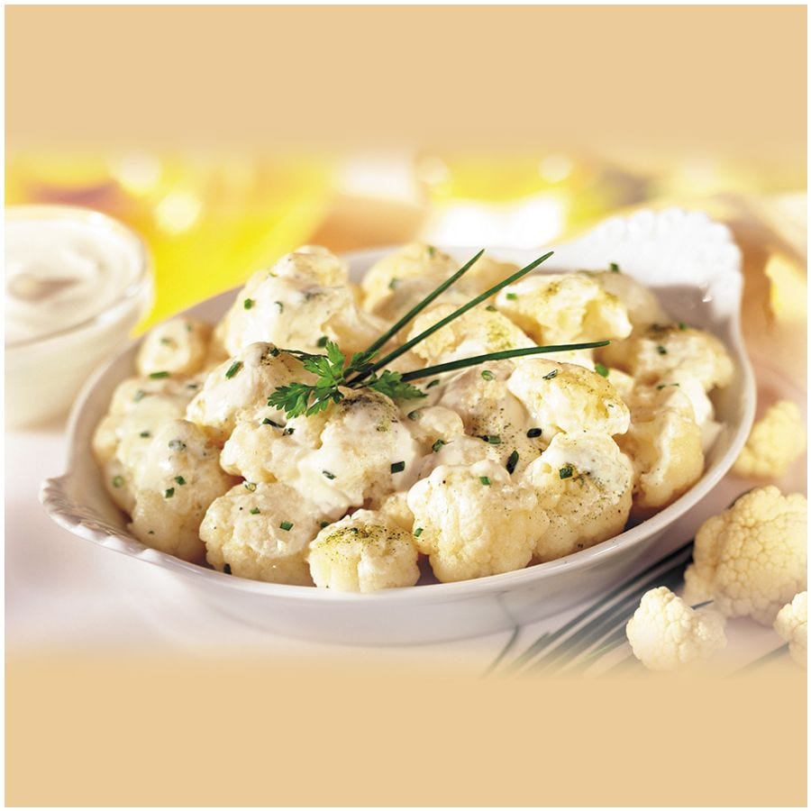 Chou-fleur pour gratin blanchi