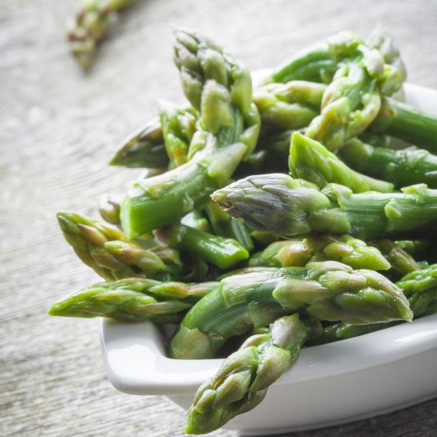 Pointe d'asperge verte