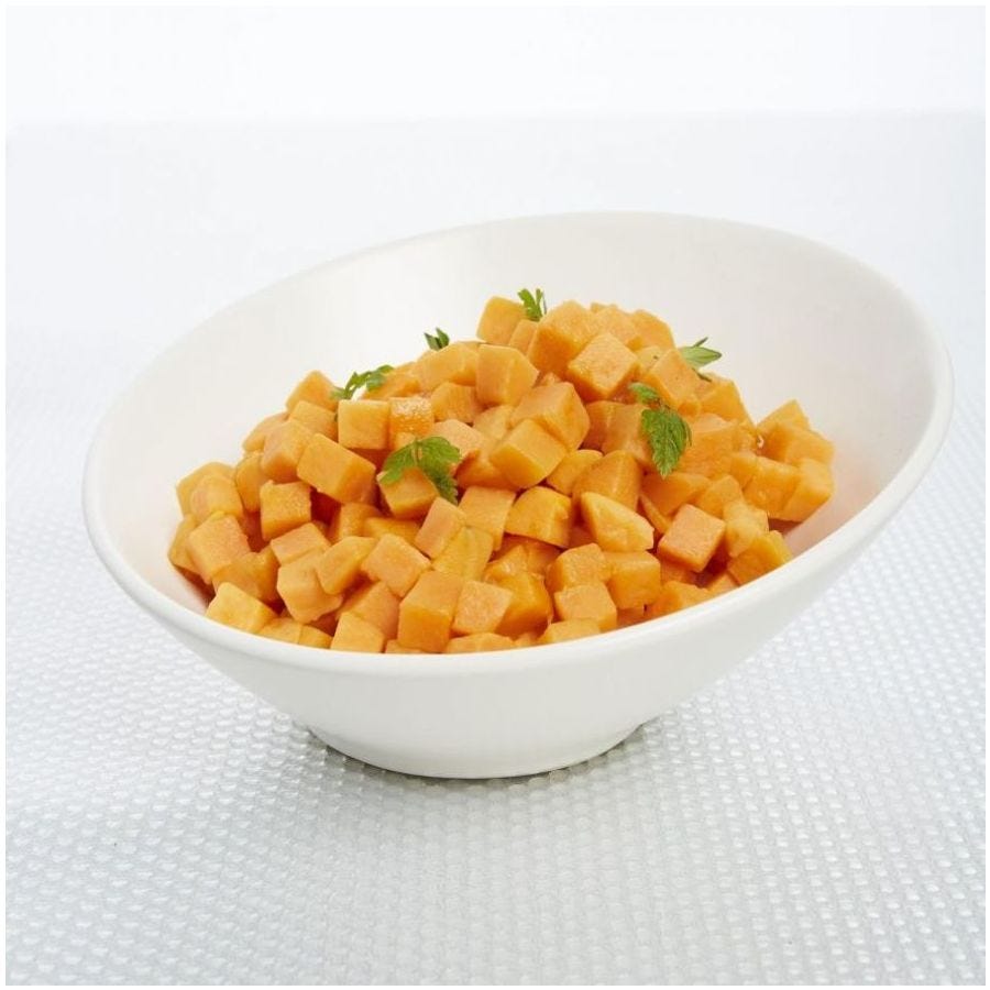 Patate douce en cubes