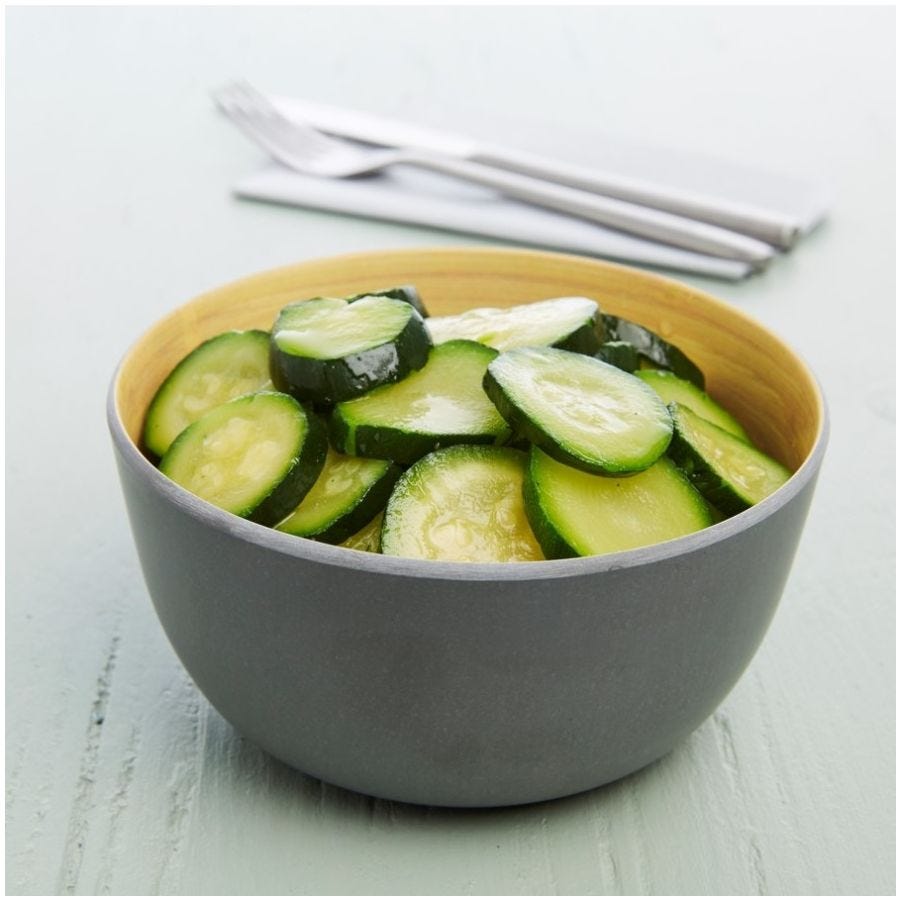 Courgette rondelle lisse bio blanchie