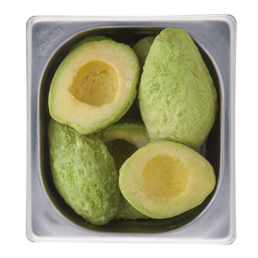 Demi avocat sans peau