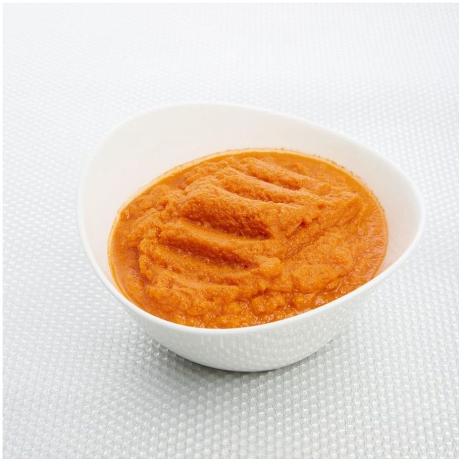 Purée de carotte blanchie