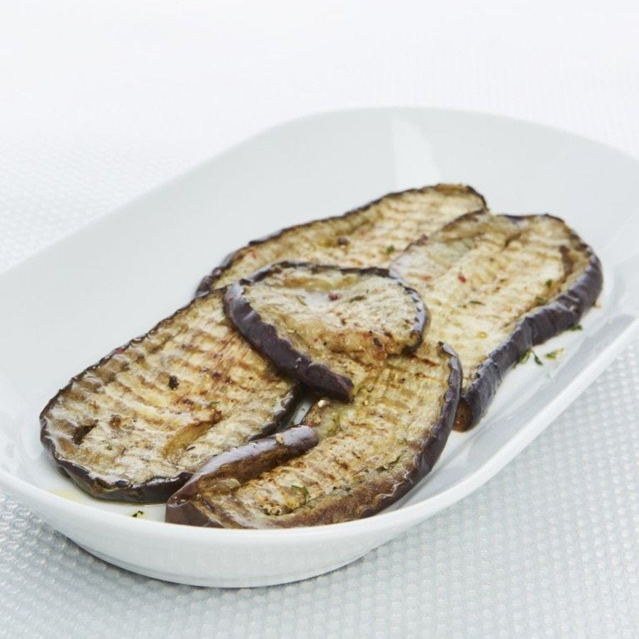 Aubergine grillée tranchée 