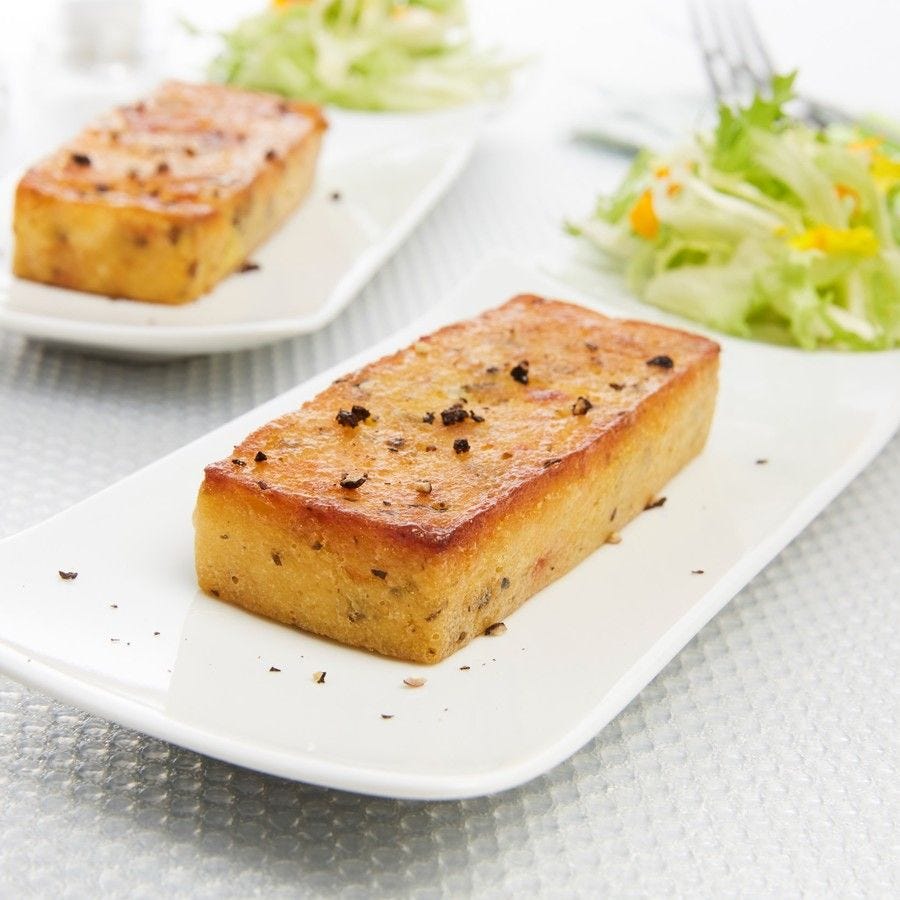 Lingot de polenta aux légumes du soleil