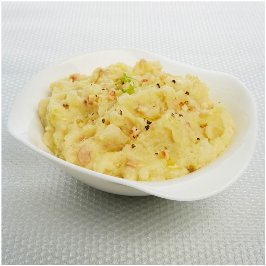 Écrasé de céleri rave et pomme de terre aux pommes