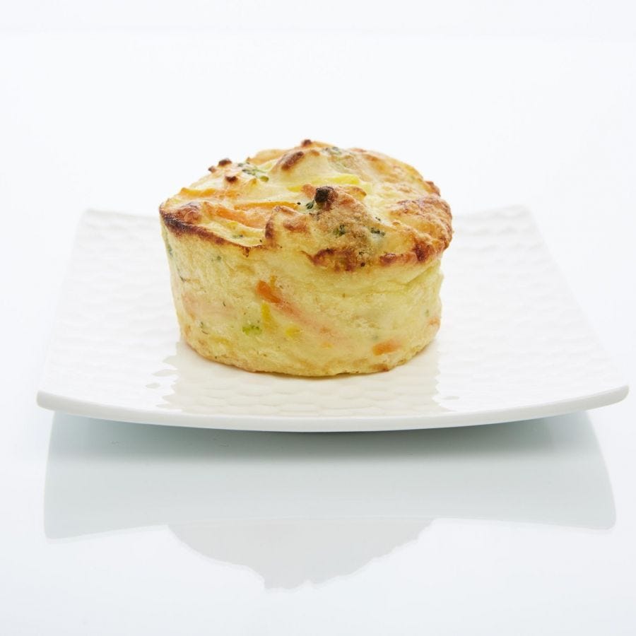 Mini gratin de légumes du jardin et d'emmental