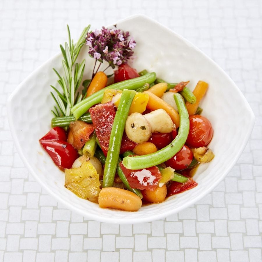 Légumes cuisinés au vinaigre balsamique