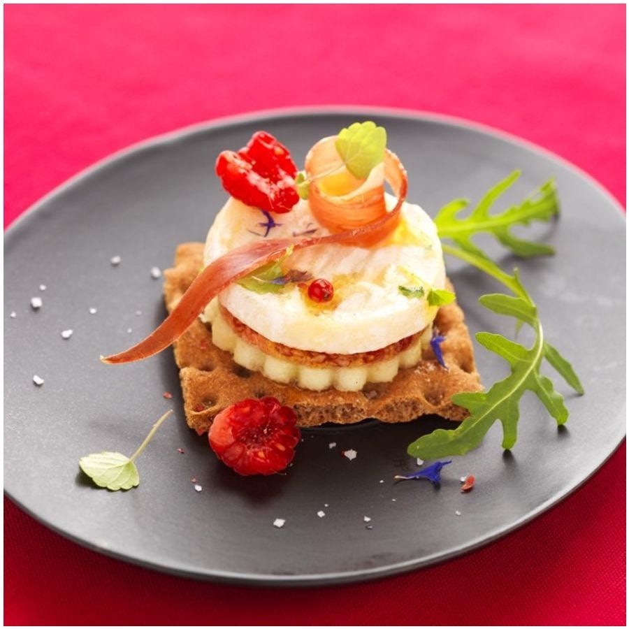 Fromage de chèvre affiné en tranches 4,2 cm