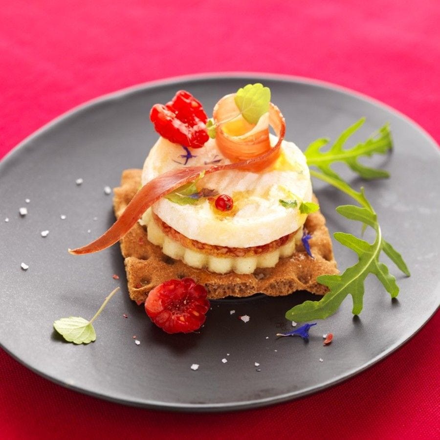 Fromage de chèvre affiné en tranches 4,2 cm
