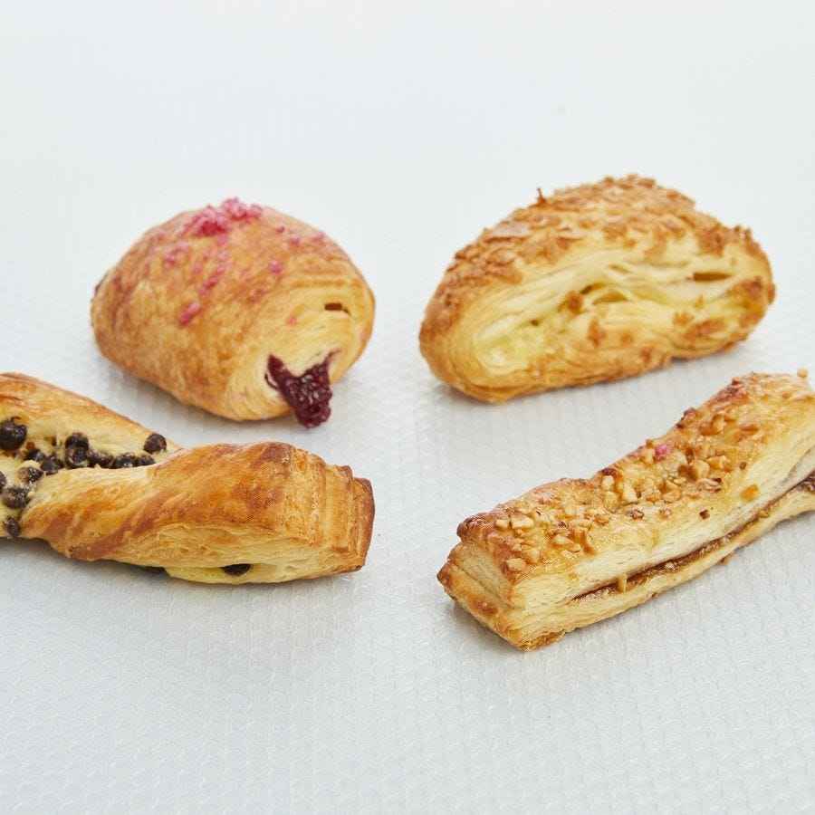 Assortiment de mini friandises au beurre