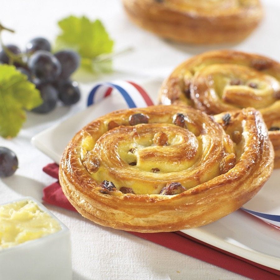 Pain aux raisins pur beurre PAP
