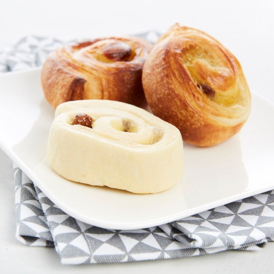 Mini pain aux raisins 13% beurre