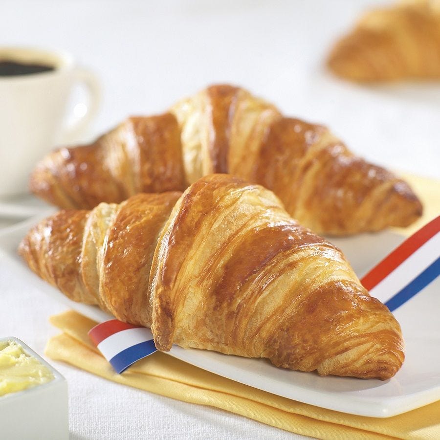 Croissant droit 17.3% beurre PAP