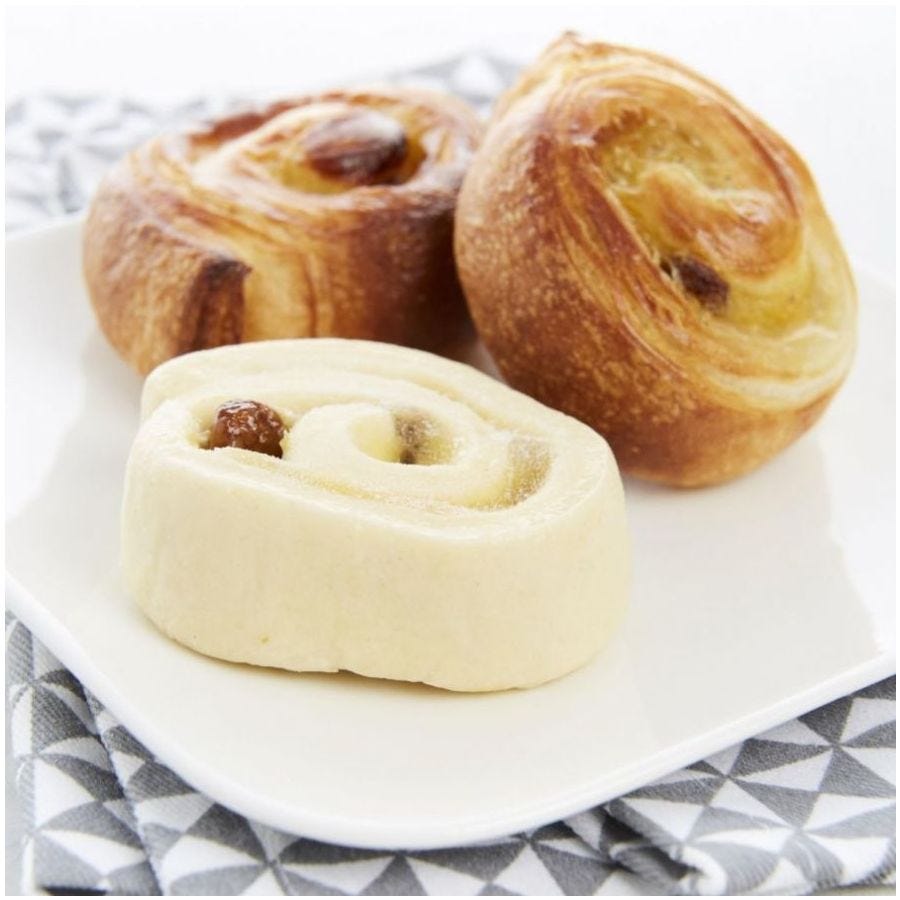 Mini pain aux raisins 14% beurre