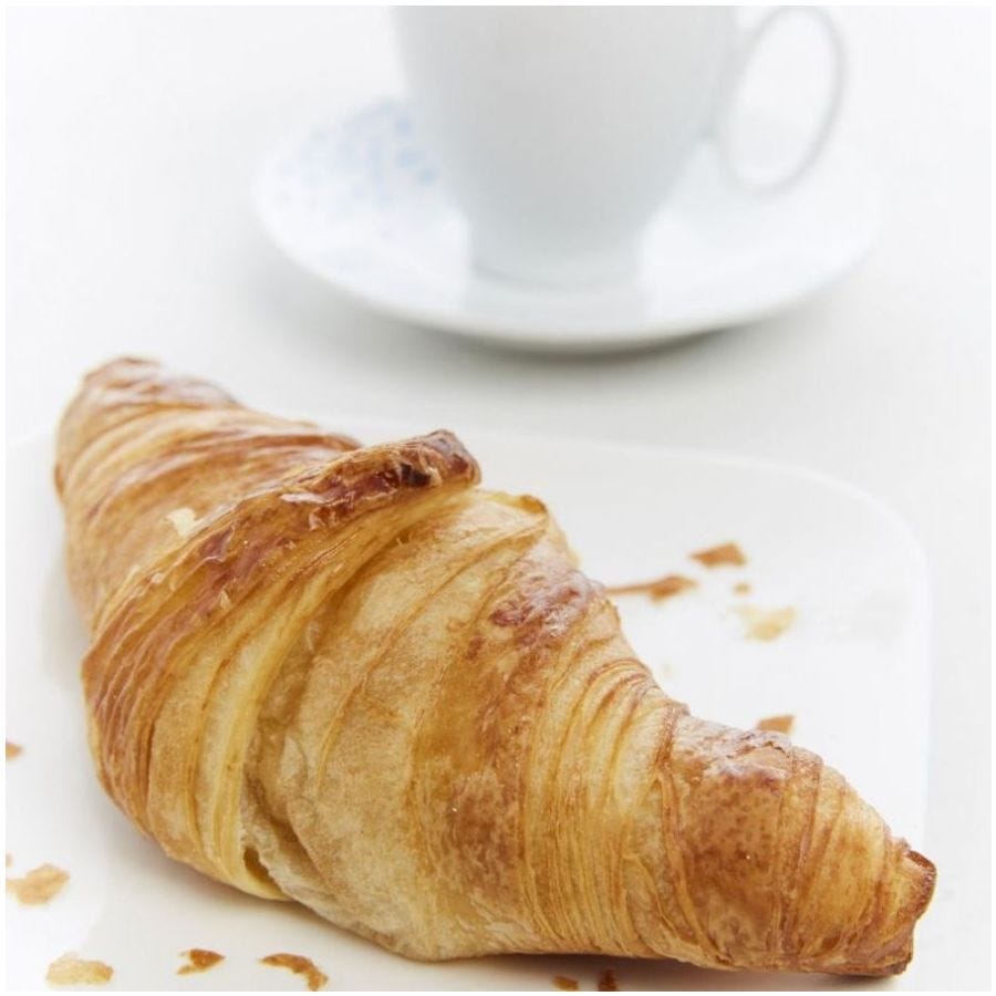 Croissant droit 18% beurre