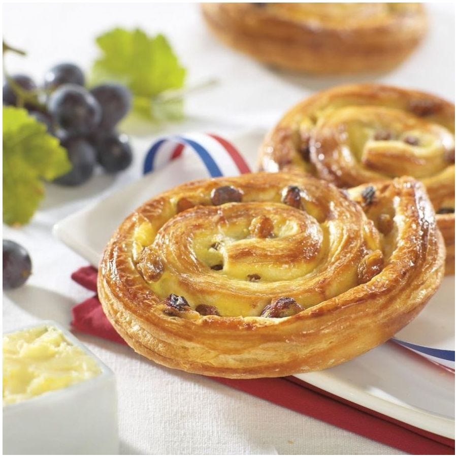 Pain aux raisins pur beurre AOP PAP