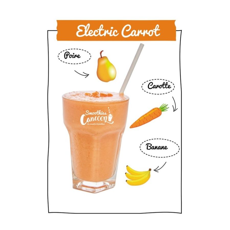 Smoothie poire carotte banane Electric Carrot