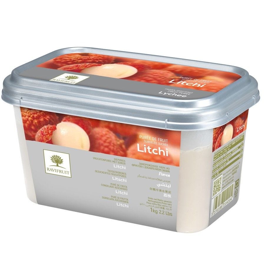 Purée de litchi sucrée