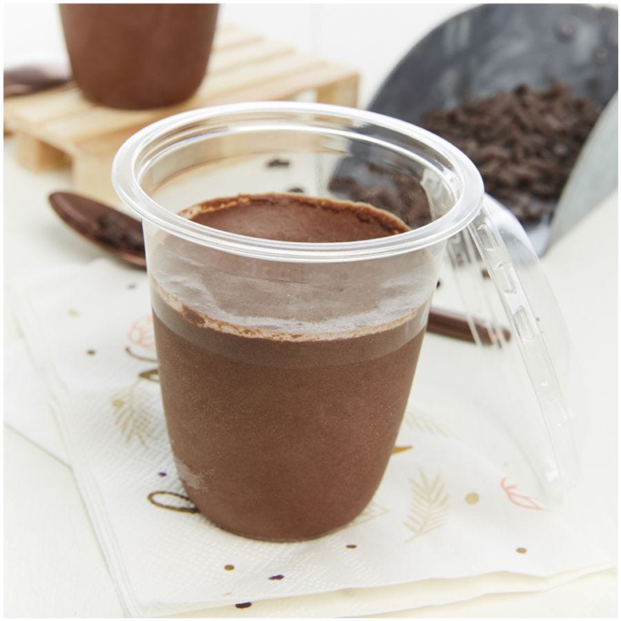 Cup mousse au chocolat noir