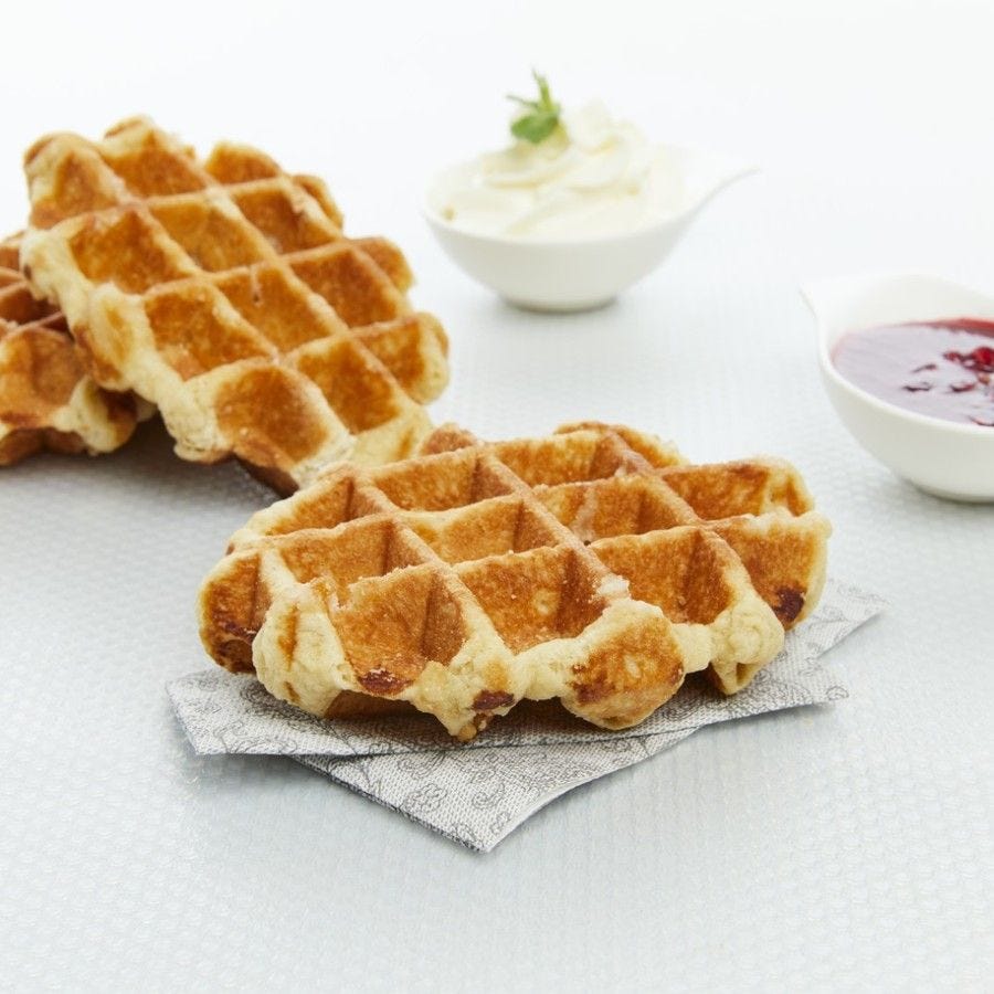Gaufre de Liège sucrée
