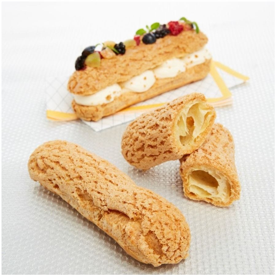 Chou éclair craquelin à garnir