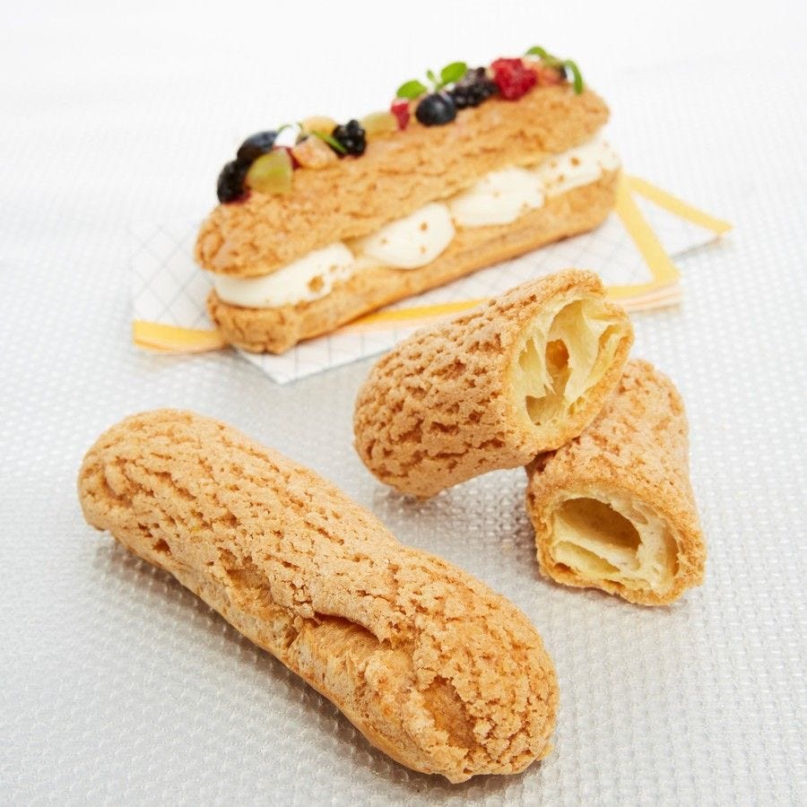 Chou éclair craquelin à garnir