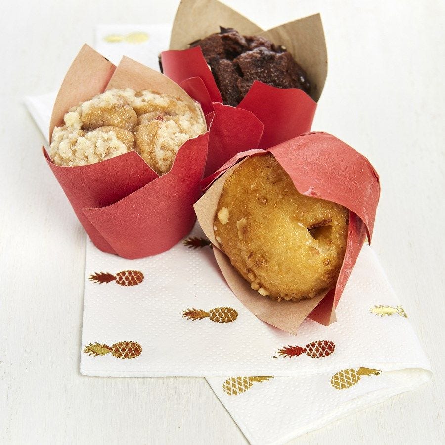 Assortiment de mini muffins sucrés