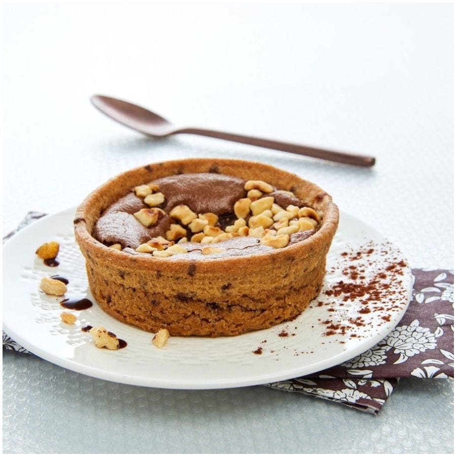Tartelette cookie fondant au chocolat