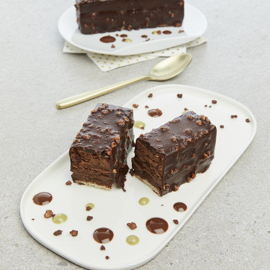 Entremets rocher tout chocolat
