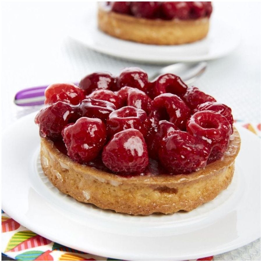 Tartelette aux framboises