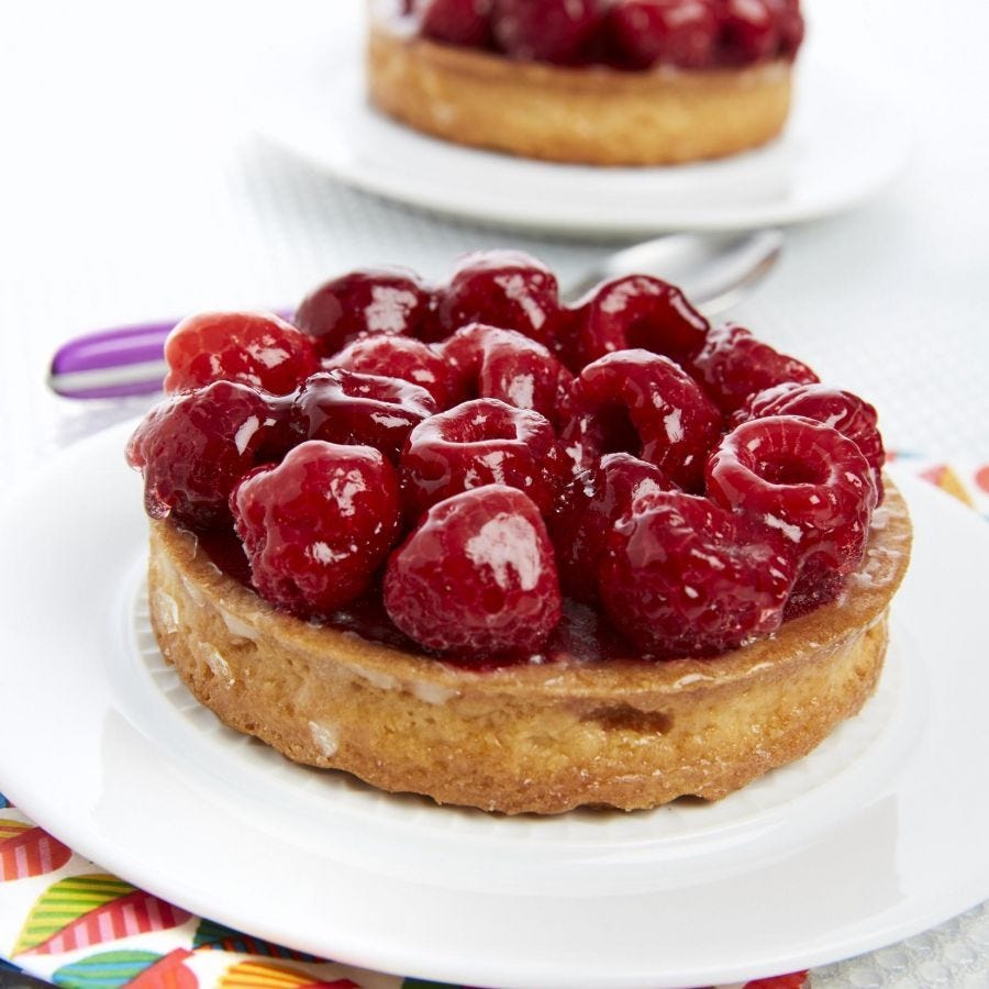 Tartelette aux framboises