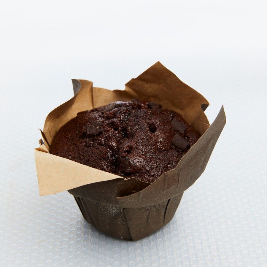 Muffin au chocolat fourré chocolat noisette