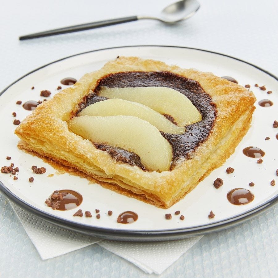 Tartelette poire chocolat et crème d'amande