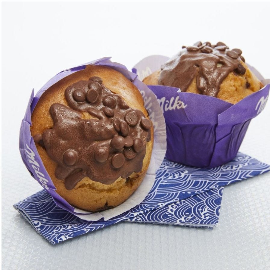 Muffin fourré au chocolat Milka®