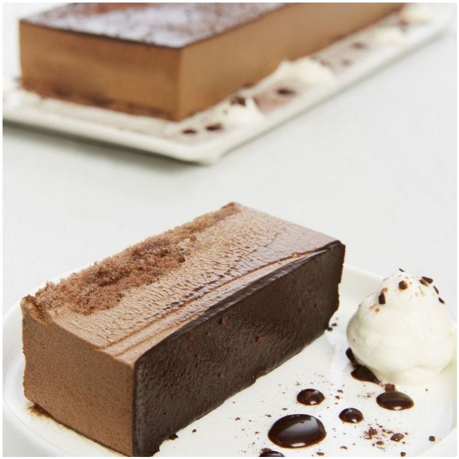 Entremets fondant au chocolat