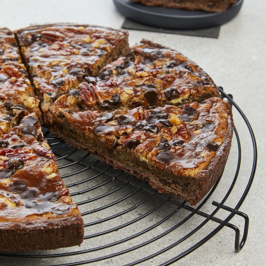 Tarte chocolat noix de pécan prédécoupée