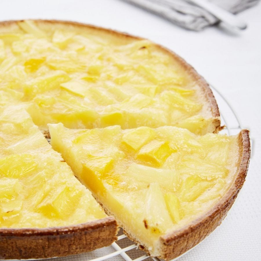 Tarte mangue ananas coco