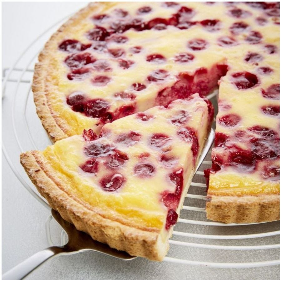 Tarte clafoutis aux griottes