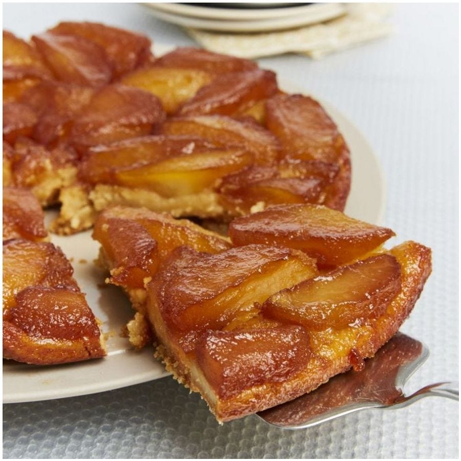 Tarte tatin aux pommes prédécoupée